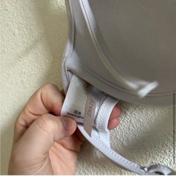 Shade and Shore Women's Off White Push Up Bikini Swimsuit Set Size 32B /Small - Picture 5 of 9